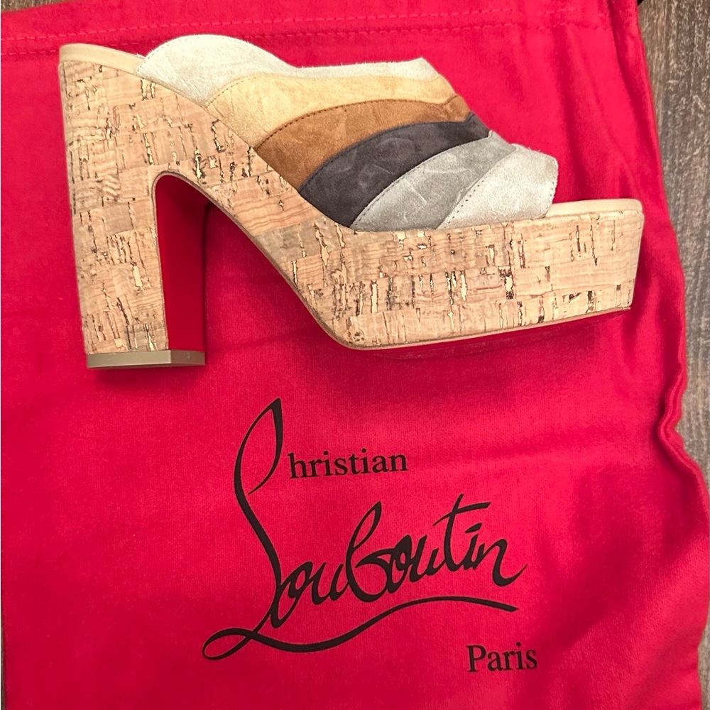 Christian Louboutin Multicolor Platform Sandals